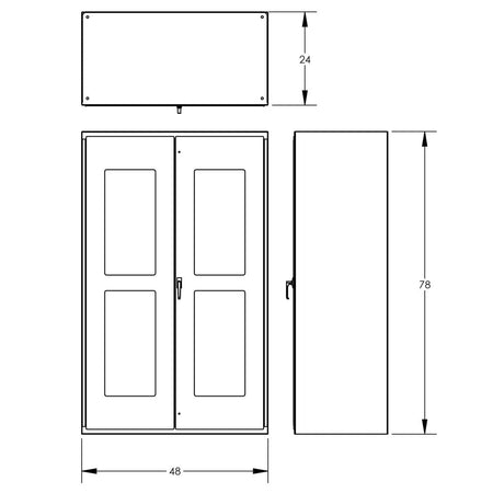 Valley Craft Clear-View Cabinets - F89078