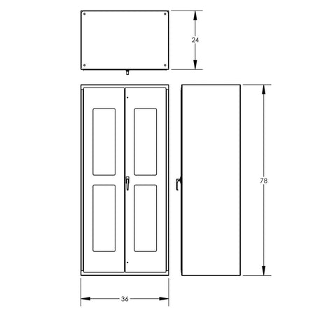 Valley Craft Clear-View Cabinets - F89079