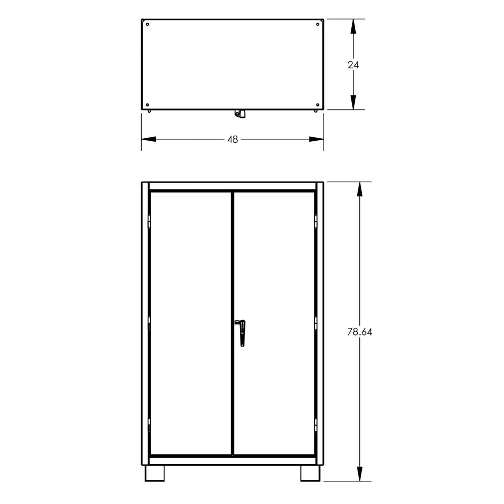 Valley Craft 12 Gauge Cabinets, Heavy Duty - F89160VCGY