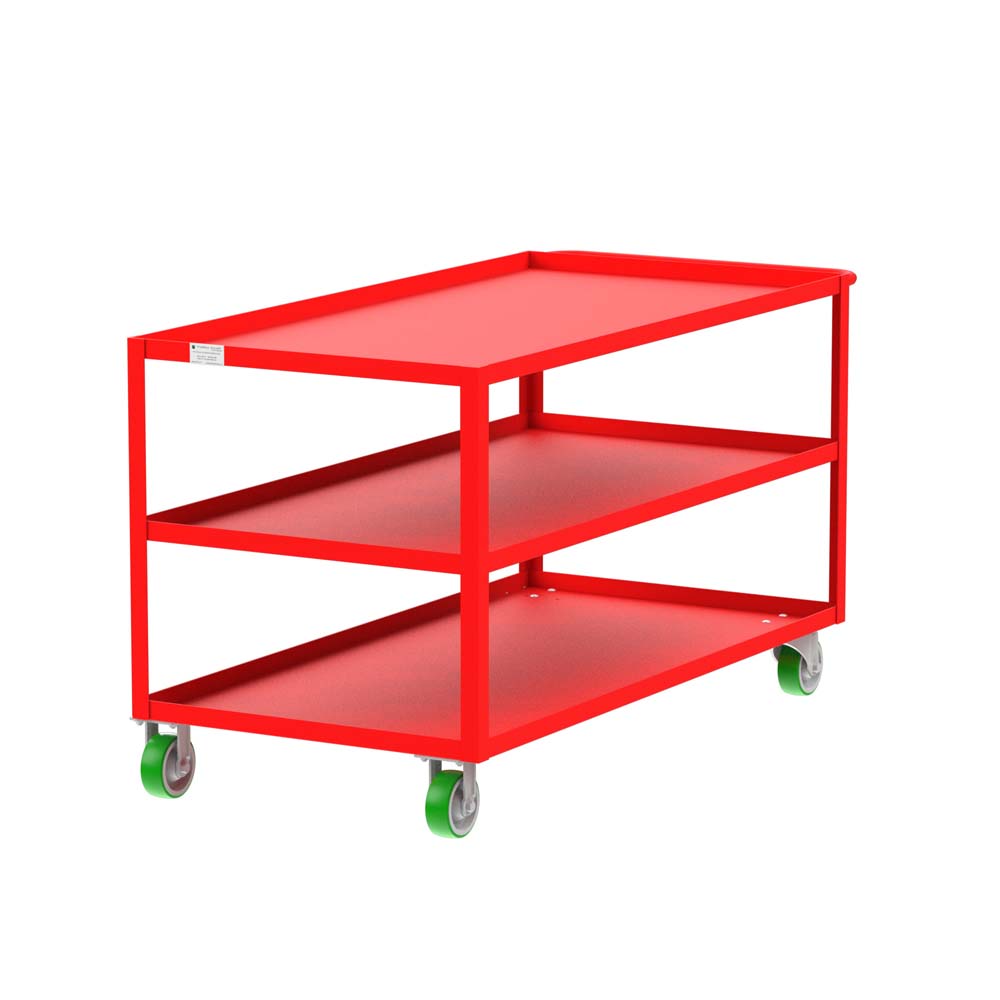 Valley Craft 3-Shelf 12 Gauge Utility Carts - F89174RDPY