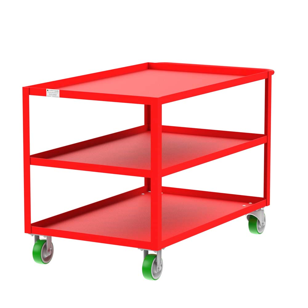 Valley Craft 3-Shelf 12 Gauge Utility Carts - F89176RDPY