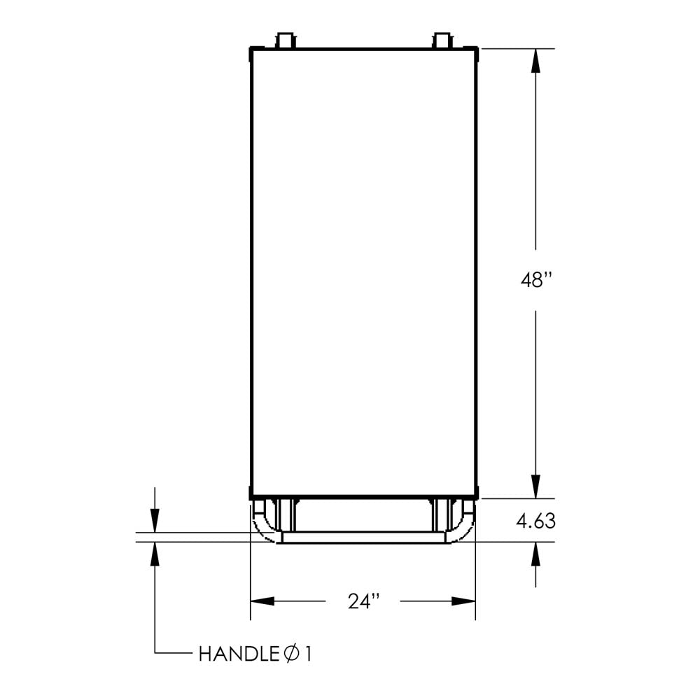 Valley Craft 3-Shelf 12 Gauge Utility Carts - F89219RDPY