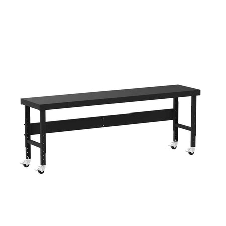 Valley Craft Mobile Adjustable Height Work Tables - F89240BK