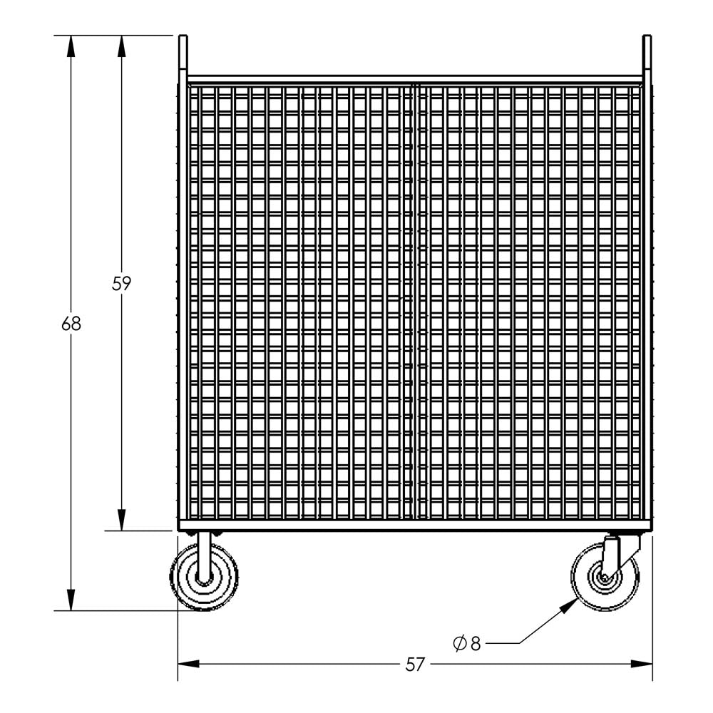 Valley Craft Stock Picking Cage Carts - F89256VCGY