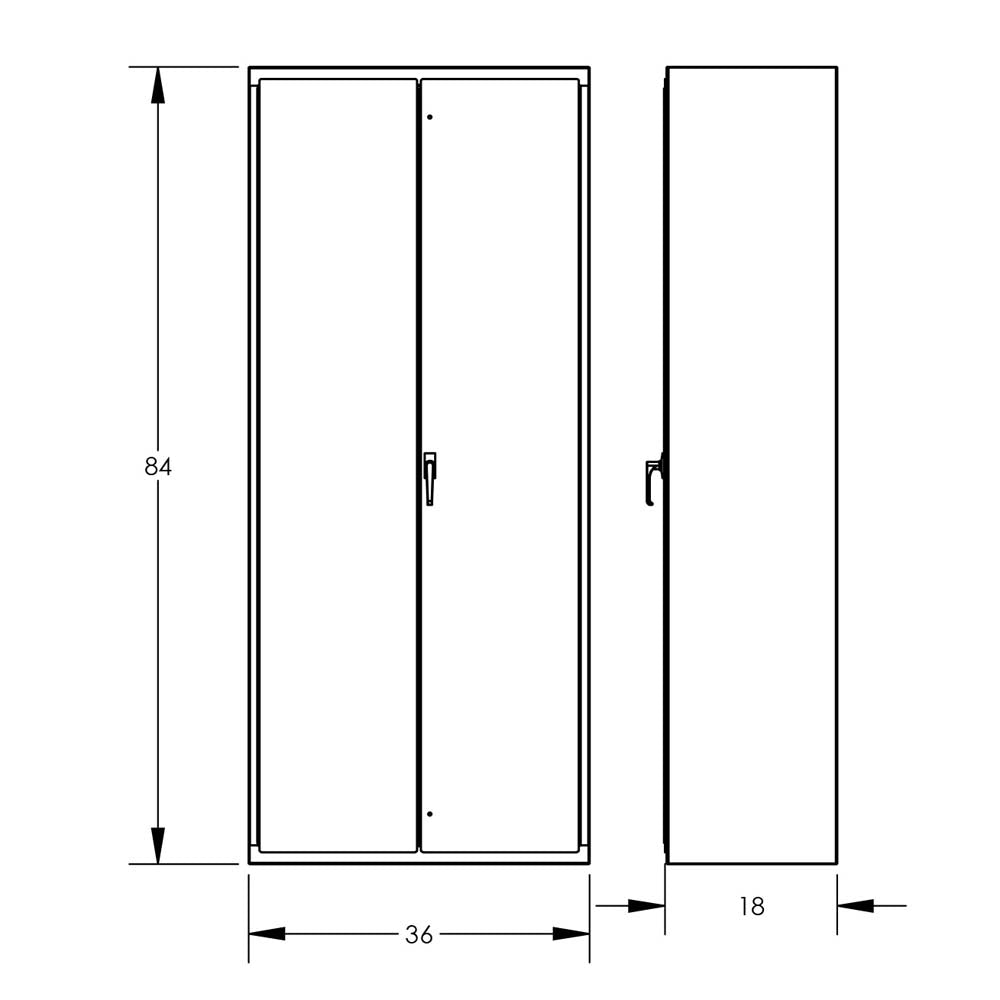 Valley Craft Heavy Duty Shelf Cabinets - F89784A3