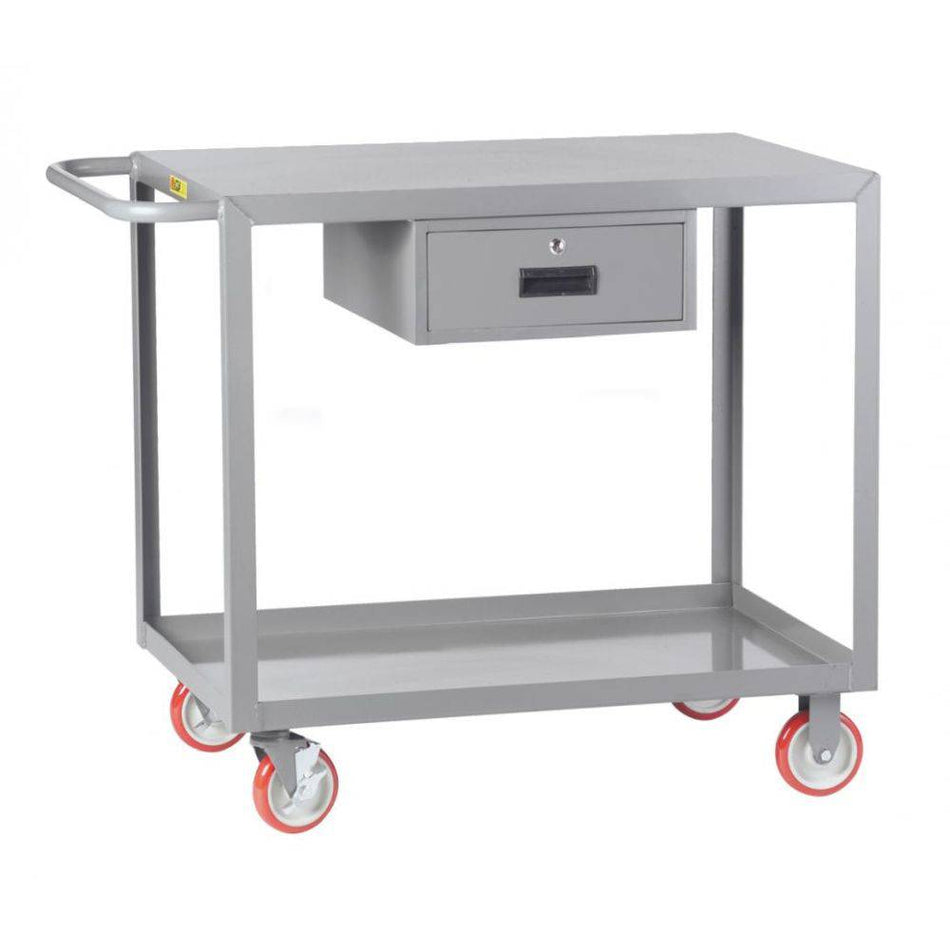 Welded Service Cart w/ Drawer - Little Giant