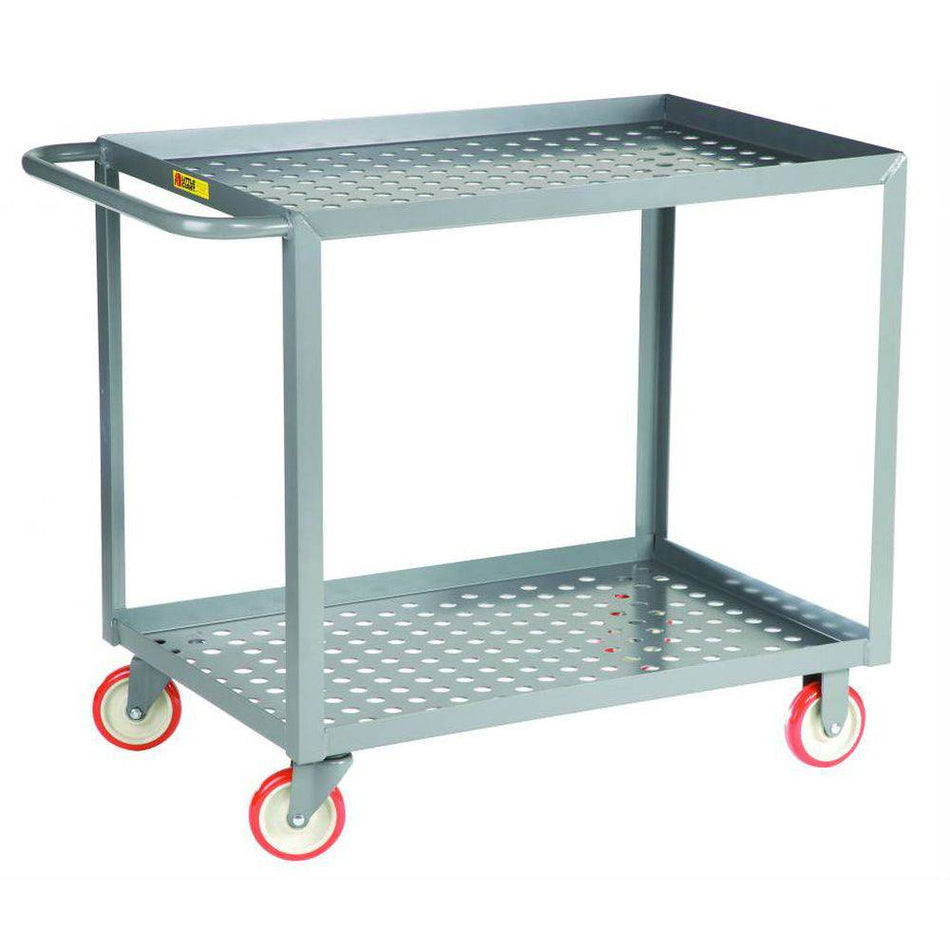 Welded Service Cart w/ Perforated Deck - Little Giant