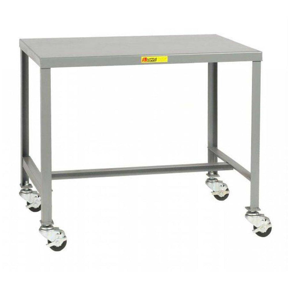 Mobile Steel Top Machine Table (24" Tall) - Little Giant