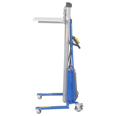 Steel DC Powered Work Position - 35 in x 24 in x 71 in - 330 lbs Capacity - Blue - Vestil