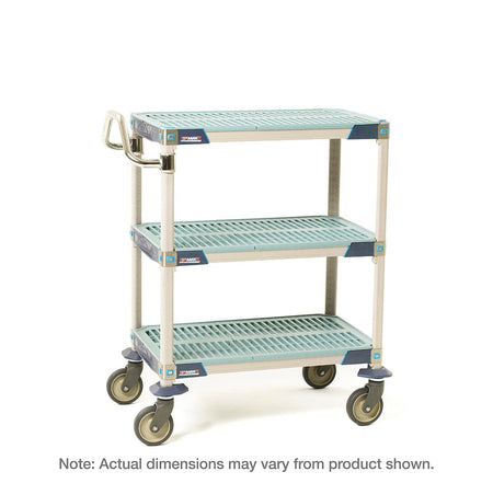 MetroMax i - 2 and 3-Shelf Industrial Polymer Shelving Lab Utility Cart - Metro