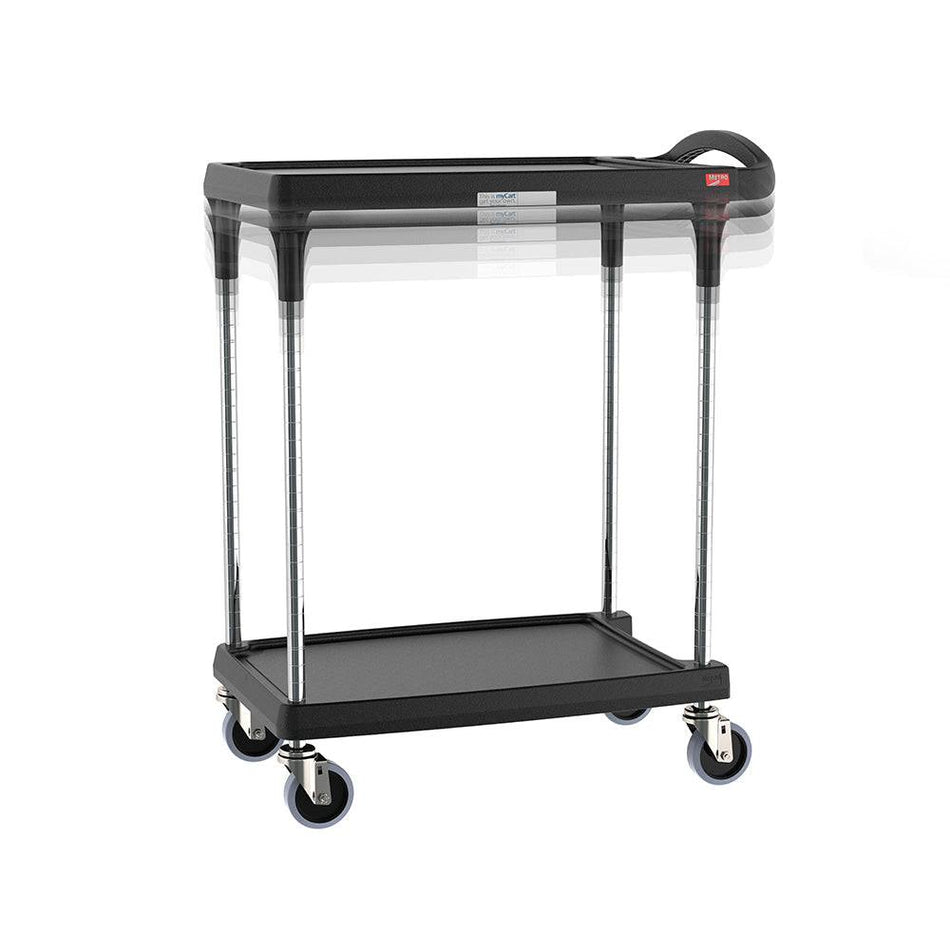 Metro - myCart Plus Series 2- and 3-Shelf Height-Adjustable Utility Cart - Metro