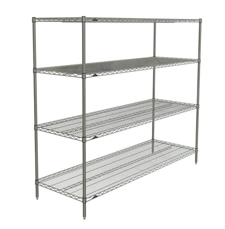 Metro - Super Erecta 4-Shelf Industrial Wire Shelving Starter Unit (Brite) - Metro