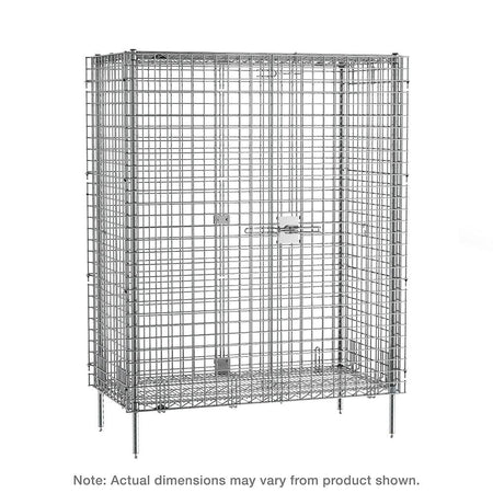 Metro qwikSLOT Stationary Security Shelving Unit - Metro