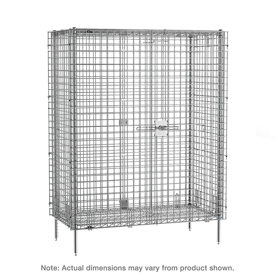 Metro qwikSLOT Stationary Security Shelving Unit - Metro