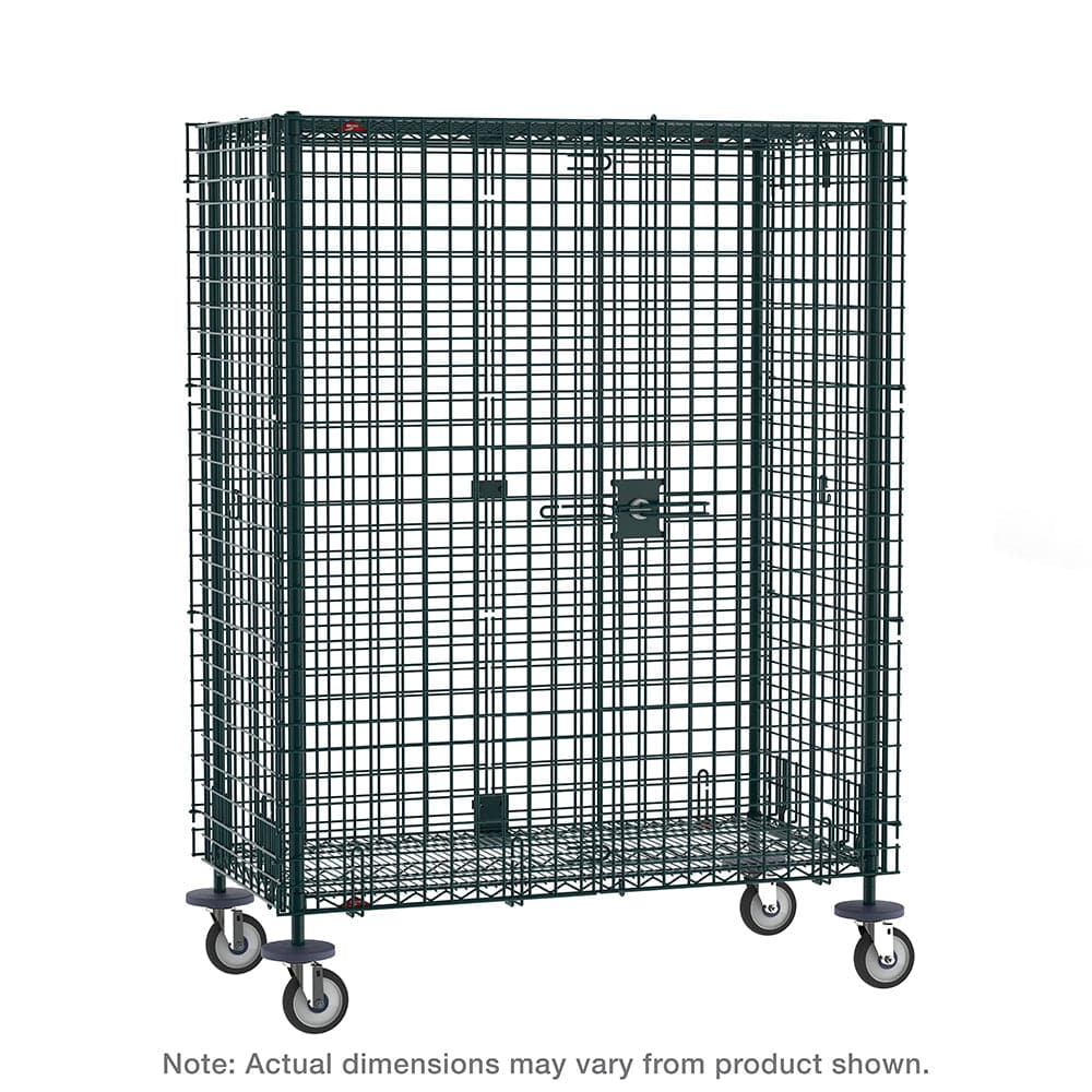 Metro Super Erecta Mobile Security Shelving Unit No Brakes - Metro