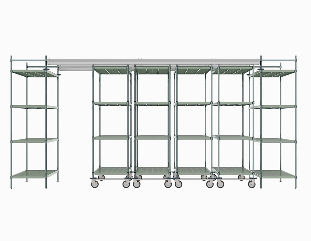 Metro - Top-Track Overhead Track Shelving Complete Kit | Source 4 ...