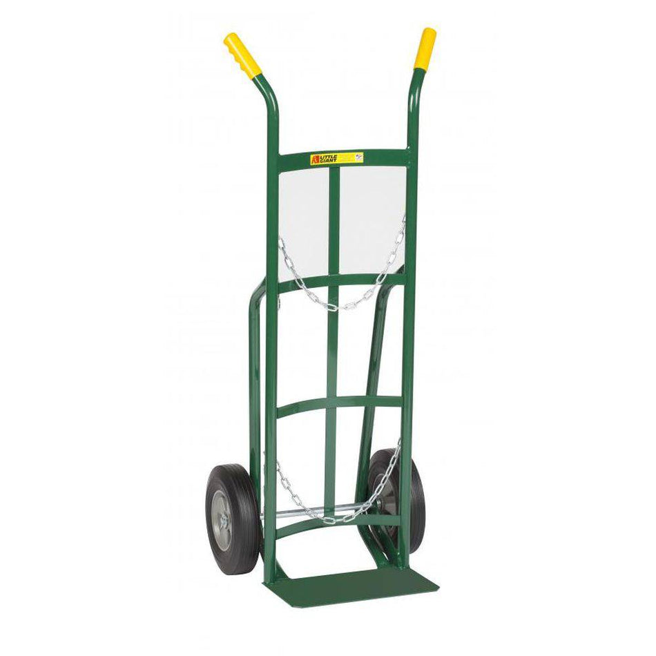 Single Cylinder Hand Truck Double Pin (Semi-Pneumatic Wheels) - Little Giant