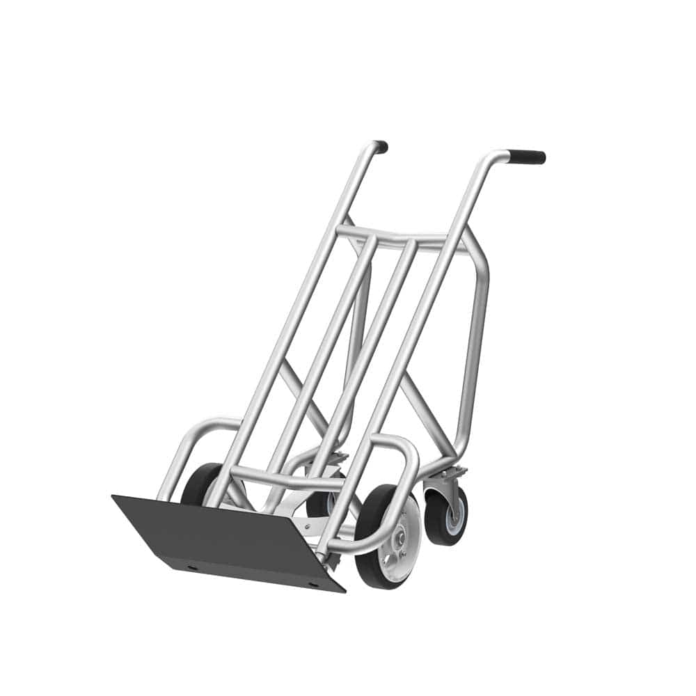 Valley Craft 4-Wheel Deluxe Commercial Hand Trucks, Spring-Loaded Shoe - Valley Craft