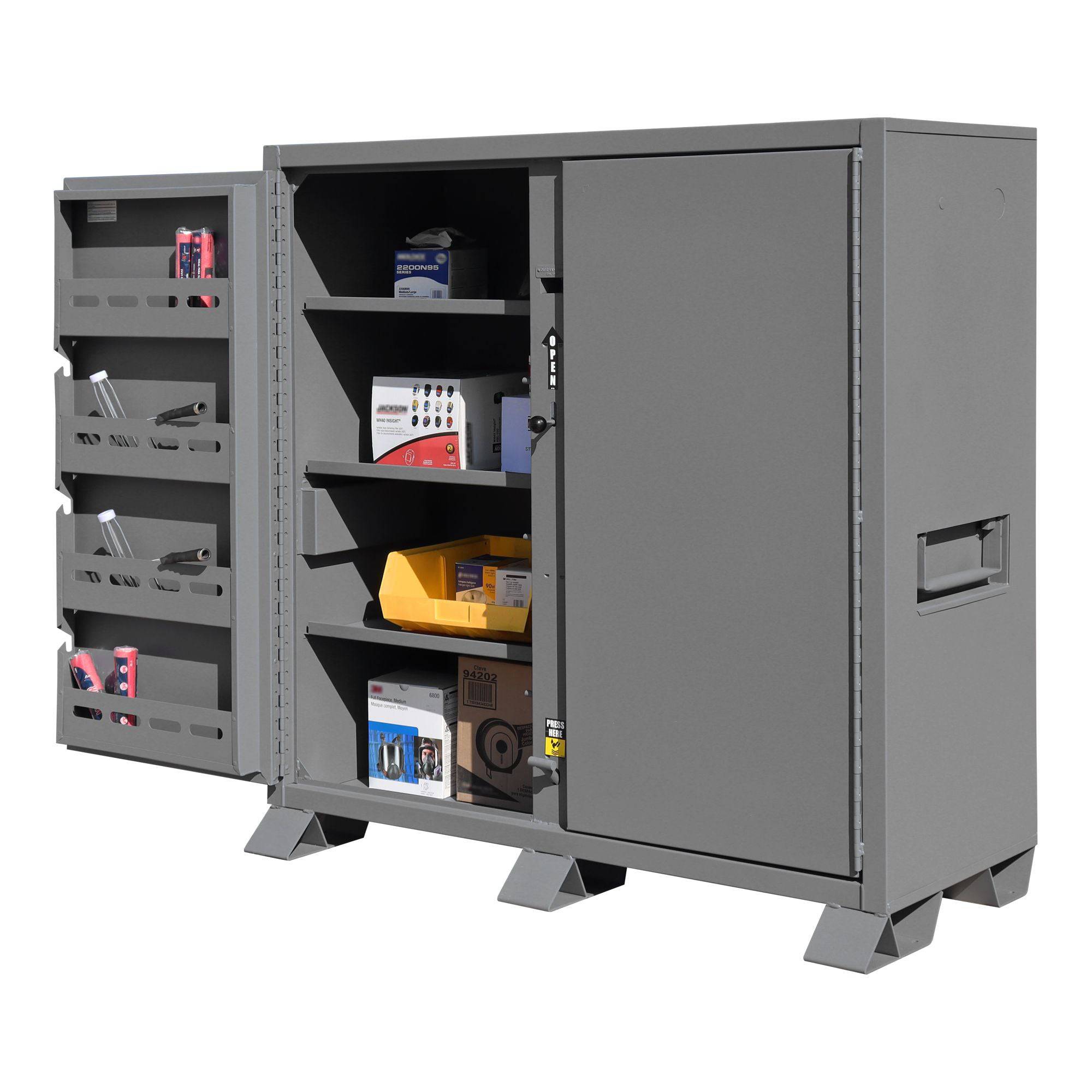 Jobsite Storage Cabinet, 47.5 Cu. Ft. - Durham