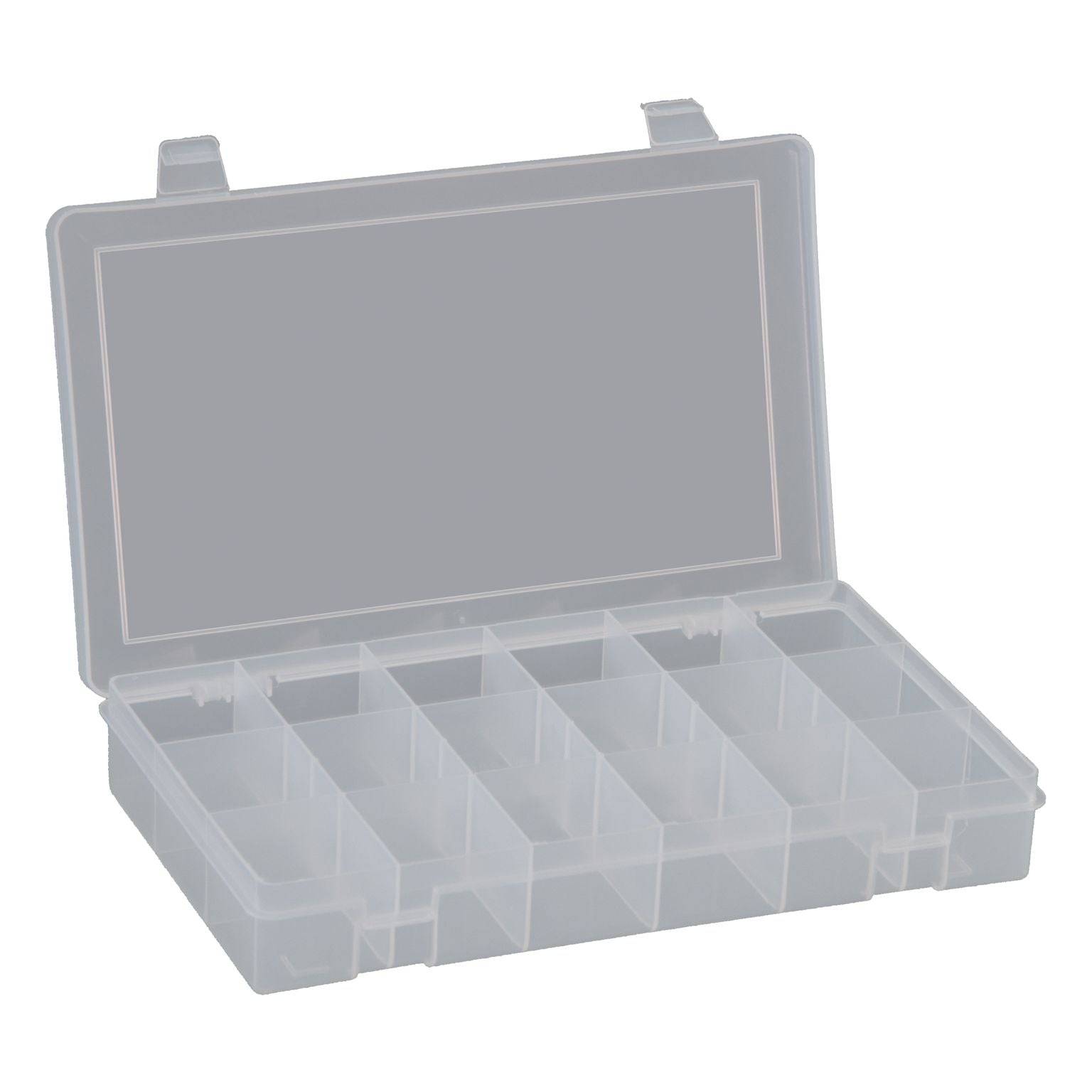 Small, Plastic Compartment Box - Durham