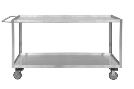 Stainless Steel Stock Cart, 2 Shelves - Durham