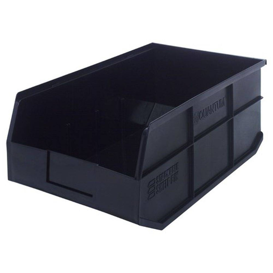 Stackable Shelf Bins 11"W x 18"L (6 Pack) - Quantum Storage Systems