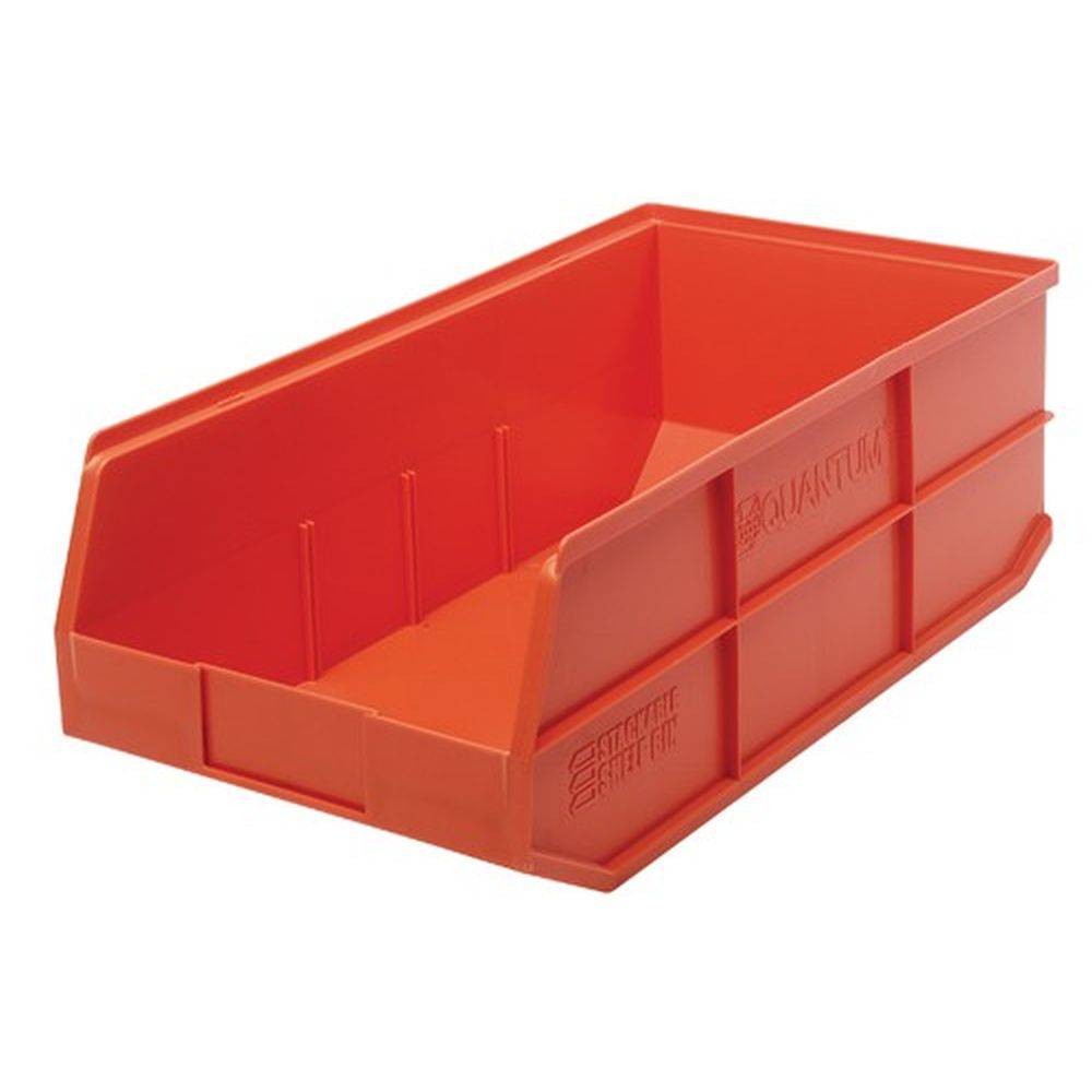 Stackable Shelf Bins 11"W x 20-1/2"L (6 Pack) - Quantum Storage Systems