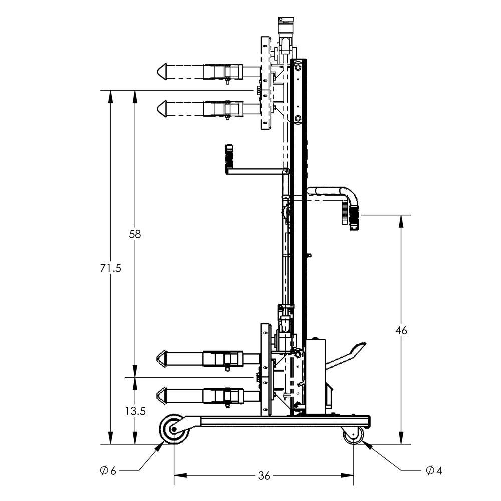 Valley Craft Manual Drum Lifts and Rotators - Valley Craft