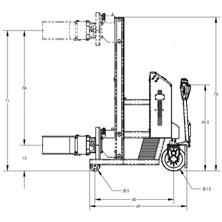 Valley Craft Fully Powered Drum Lifts and Rotators - Valley Craft