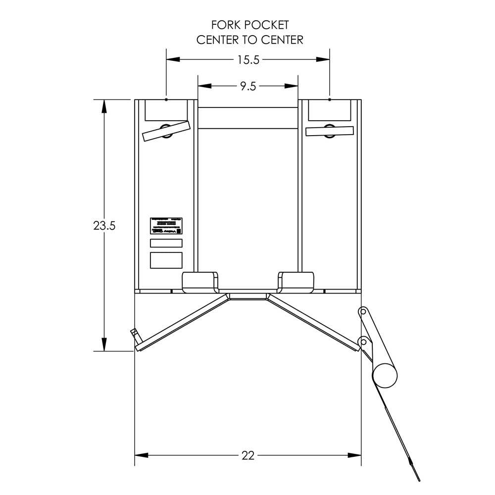 Valley Craft Universal Drum Grabber Forklift Attachments - Valley Craft